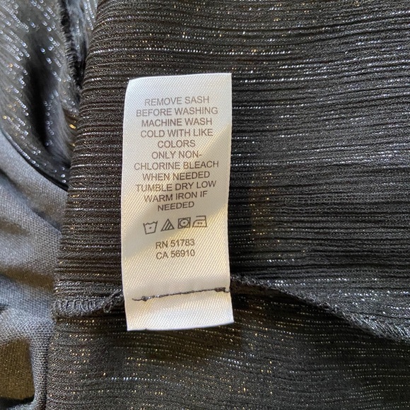 Studio Y Shimmer Flutter Sleeve Dress - Picture 8 of 8